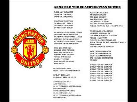 breitling manchester united lyric|manchester united lyrics.